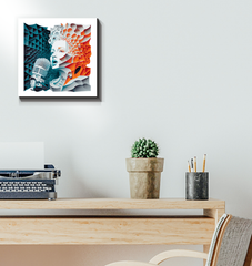 Rhythmic Rainforest Wrapped Canvas