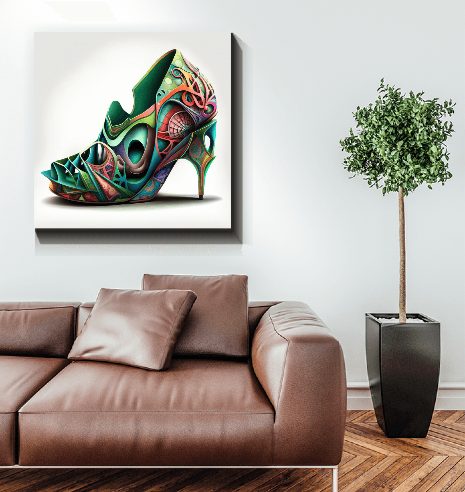 Footwear Unleashed - Futuristic Shoe Canvas - Beyond T-shirts