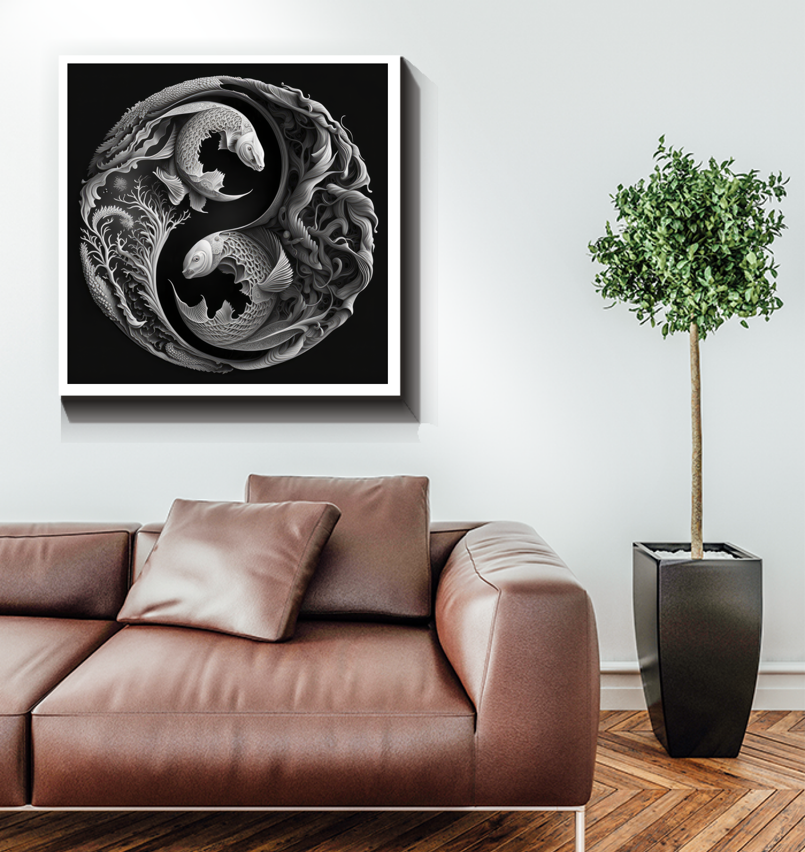 Art canvas featuring serene natural balance for wall art.