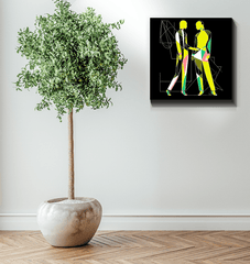 Chic Couture Abstract Art Canvas - Beyond T-shirts