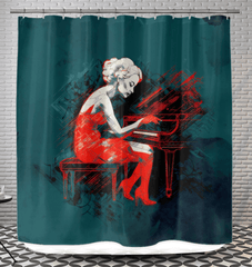 Fashionista's Escape Shower Curtain - Beyond T-shirts