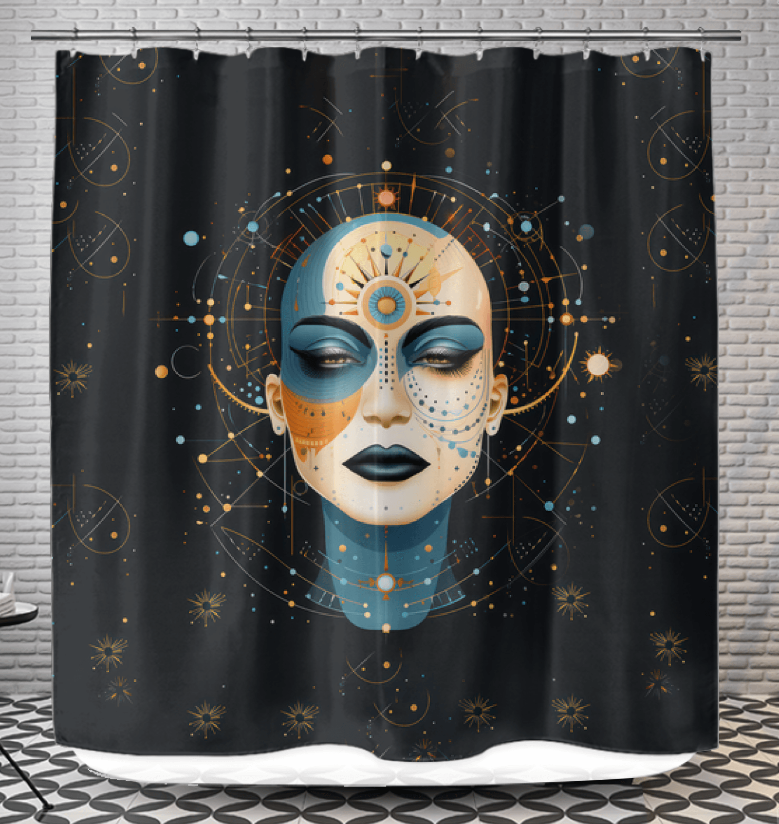 Artful Aspirations Shower Curtain - Beyond T-shirts