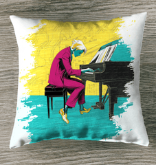 Glam Rock Revival Outdoor Cushion - Beyond T-shirts