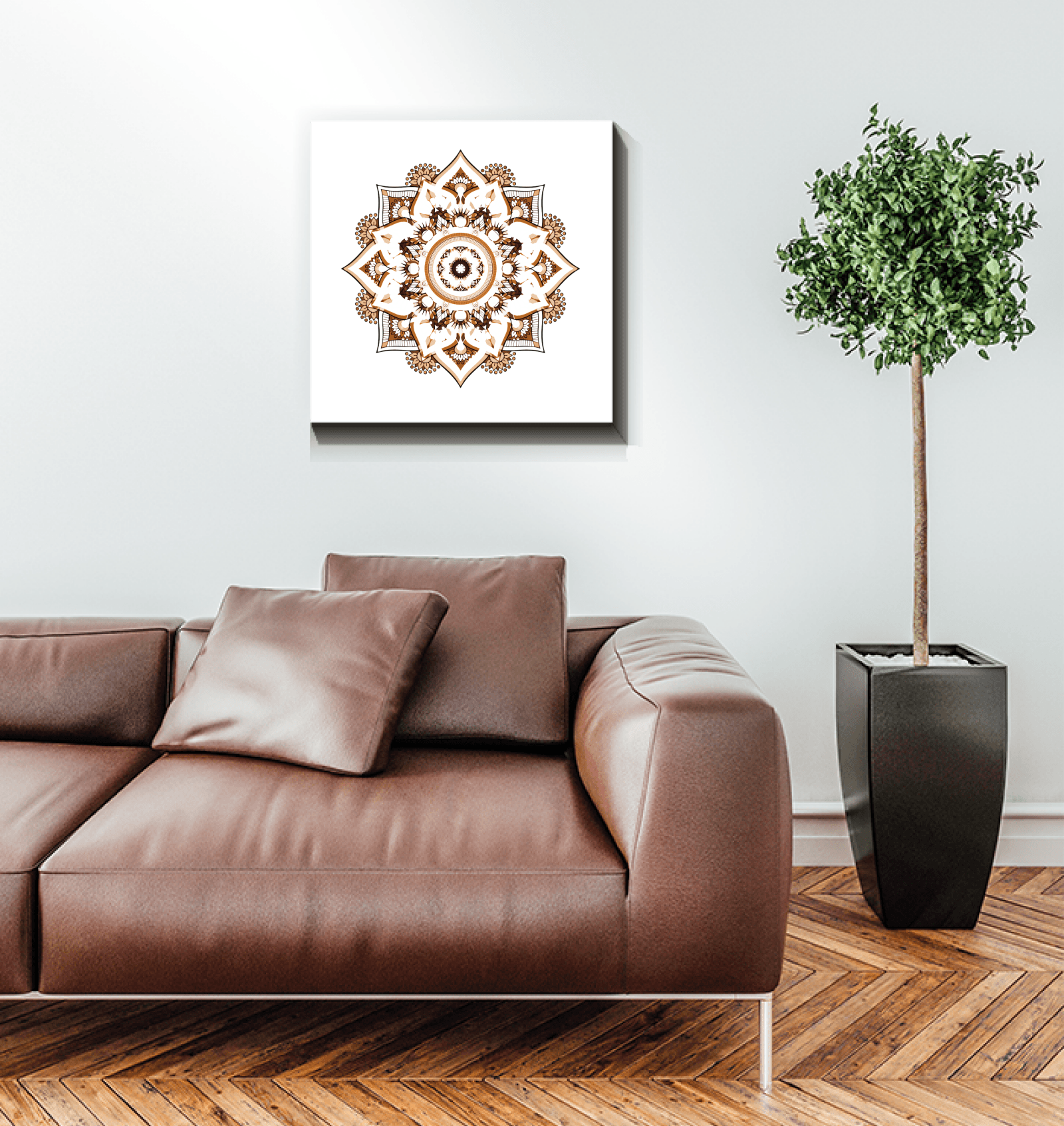 Mandala Wisdom Metal Wall Clock - Beyond T-shirts