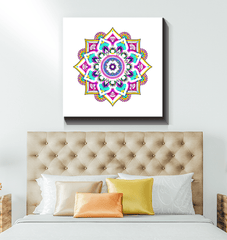 Mandala Ocean Serenity Canvas - Beyond T-shirts