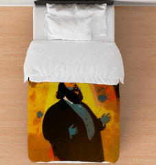 Retro Vinyl Record Revival Duvet - Beyond T-shirts