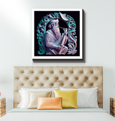 Inspirational Tribal Drum Canvas for Interior Design