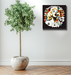 Jazz Echoes Wrapped Canvas
