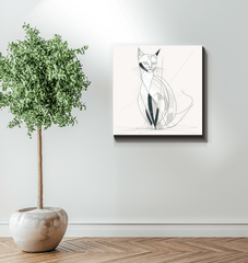 Playful Cat Yarn Tangle Canvas - Beyond T-shirts