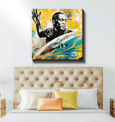 Intense ocean scene on Surfing 5 14 Canvas