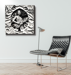 Bluegrass Roots Wrapped Canvas