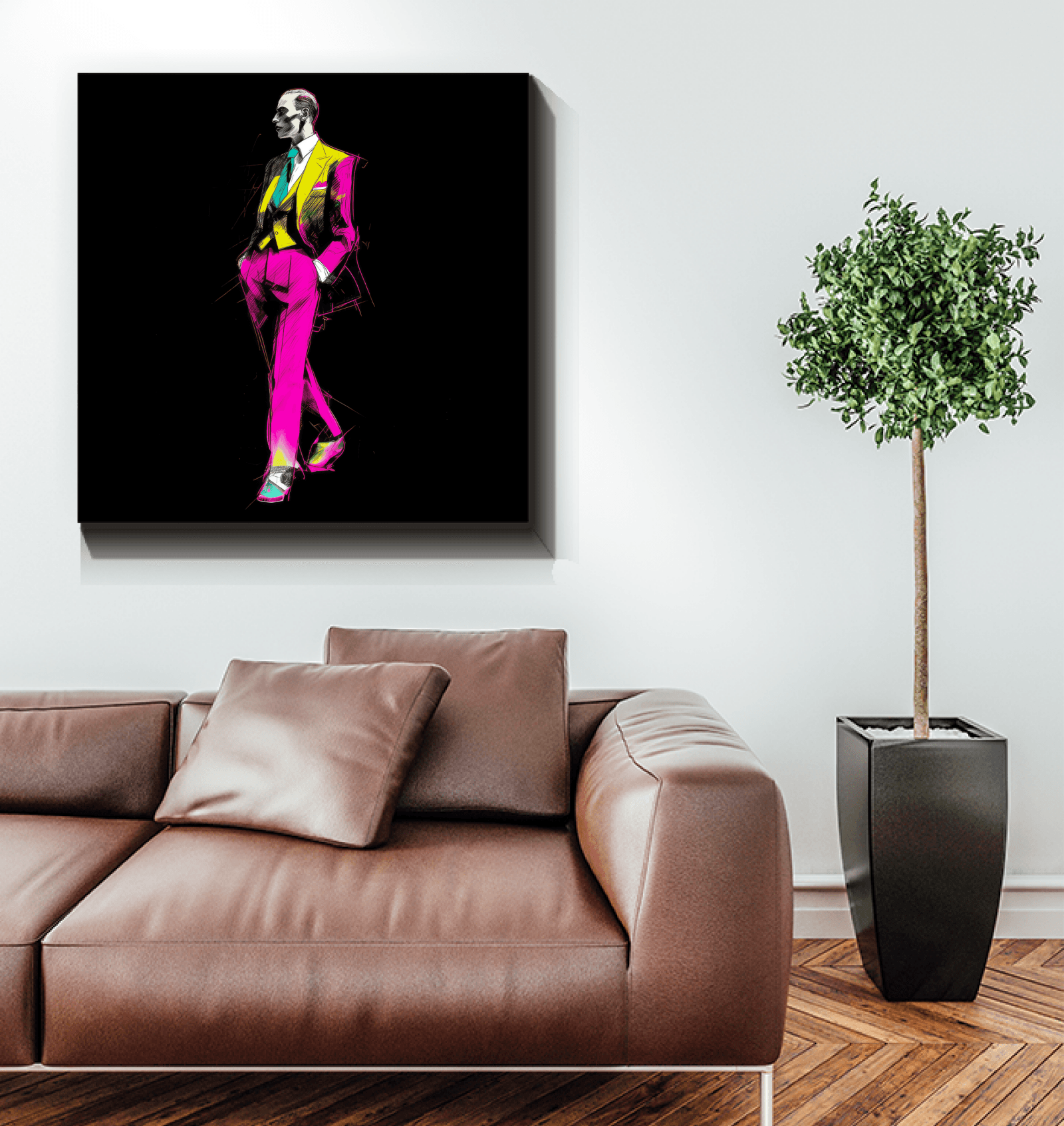 Dynamic Fashion Illustration Canvas - Beyond T-shirts