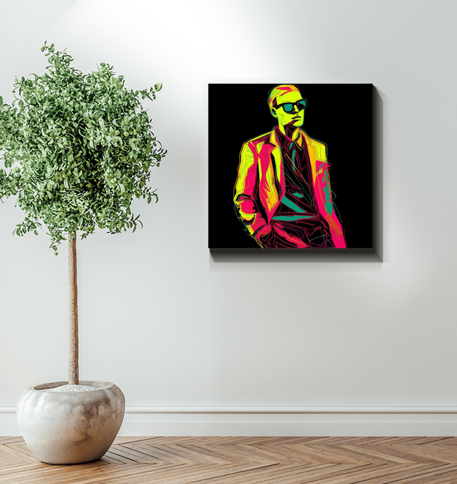 Stylish Silhouettes Canvas Art - Beyond T-shirts
