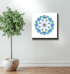 Mandala Enchantment Glass Print - Beyond T-shirts