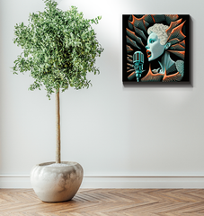 Melodic Montage Wrapped Canvas