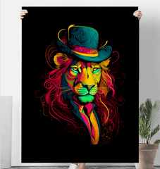 Elegant Feline Grace Sherpa Blanket - Beyond T-shirts