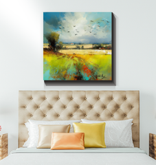 Lakeside Reflections Wrapped Canvas