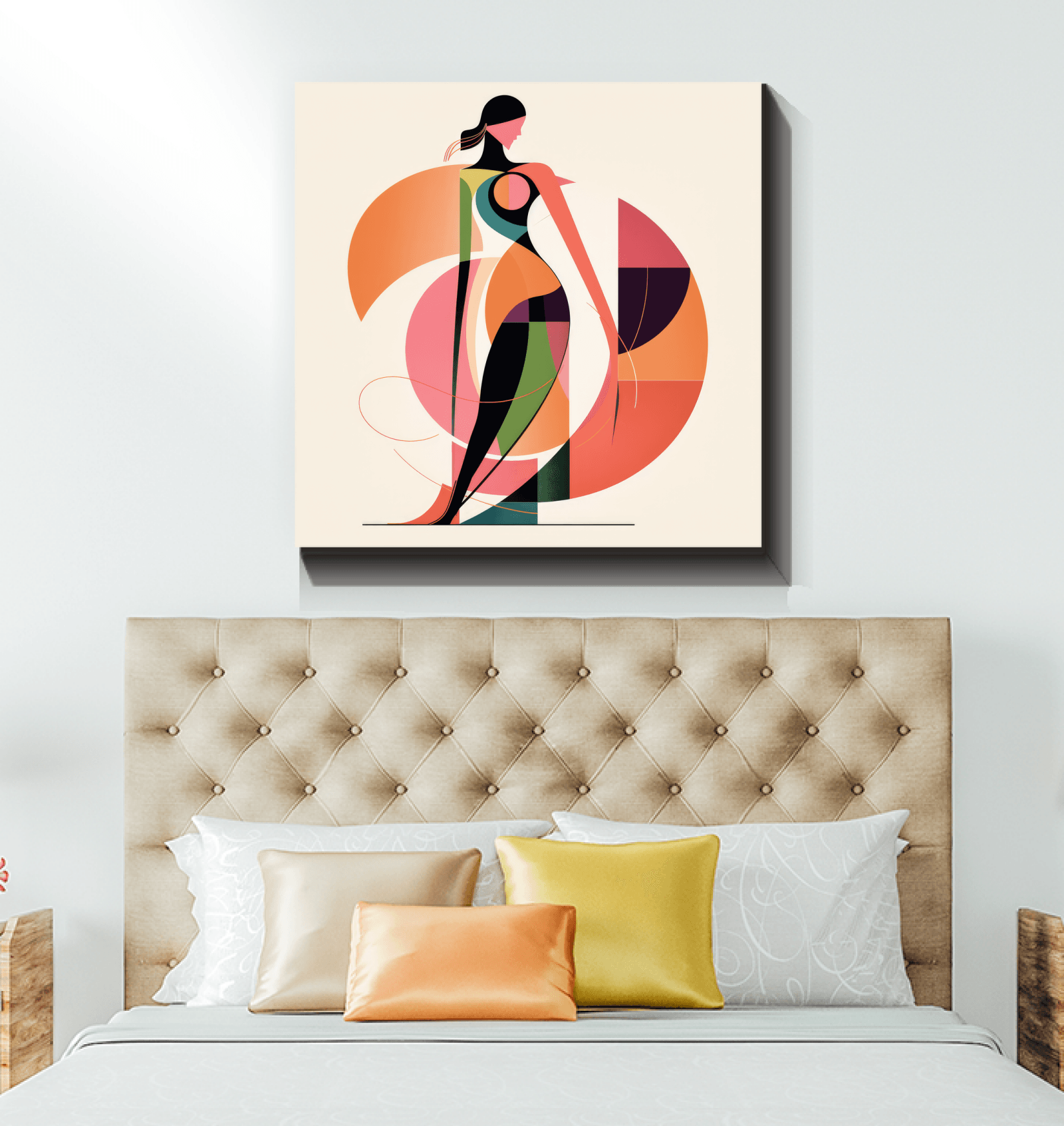 Chic Couture Runway Canvas Print - Beyond T-shirts