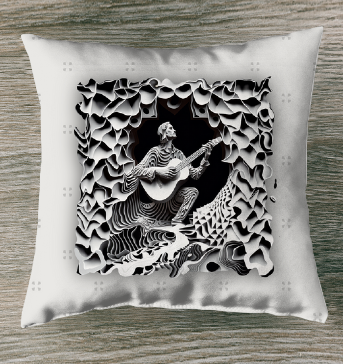 Lyrical Landscape Outdoor Pillow