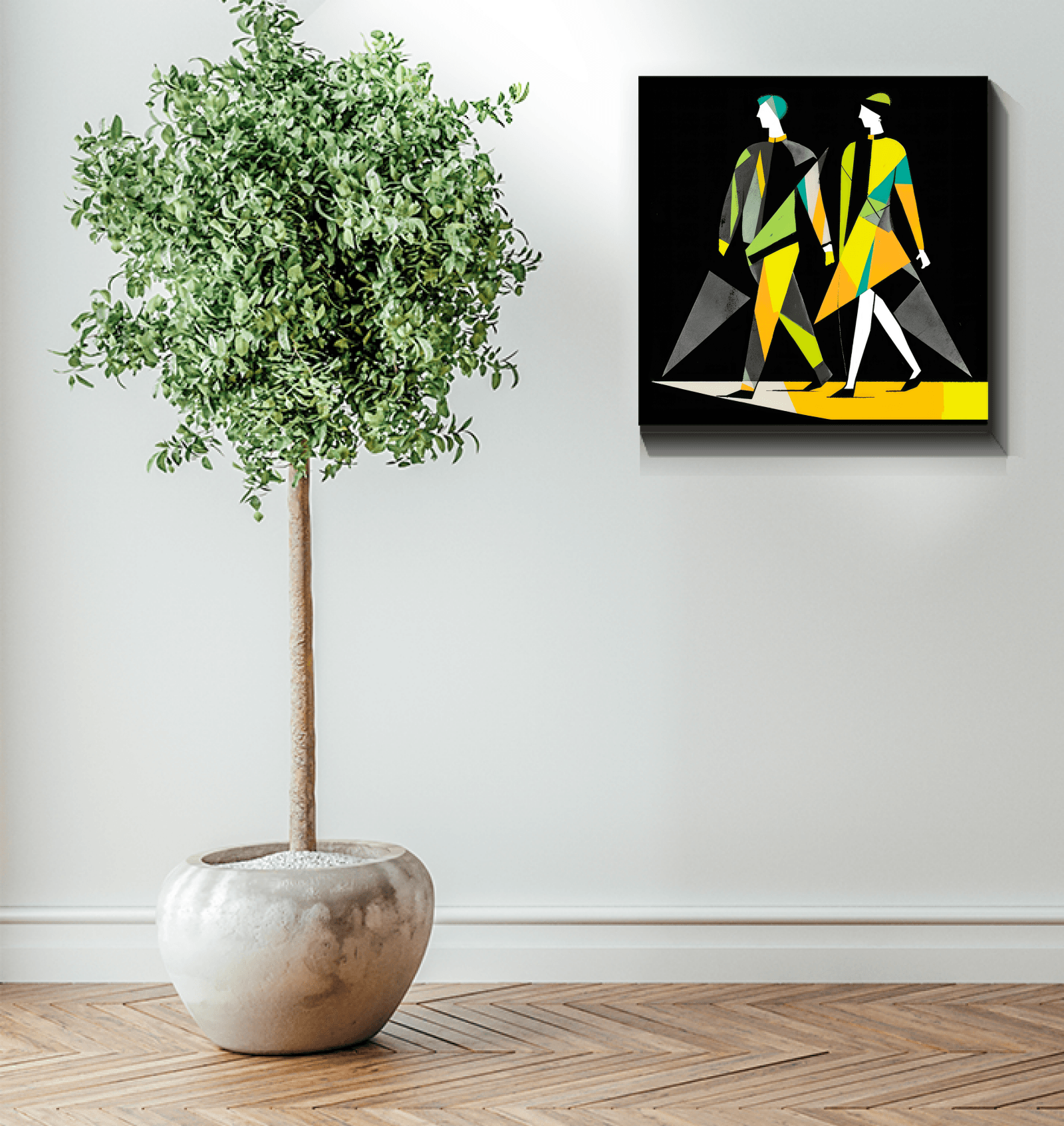 Runway Reverie Abstract Canvas - Beyond T-shirts