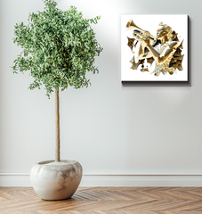 Crescendo Cloud Wrapped Canvas