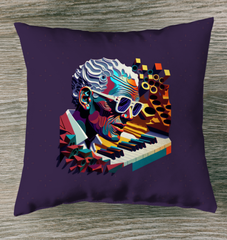 Musical Bassline Bliss  Indoor Pillow