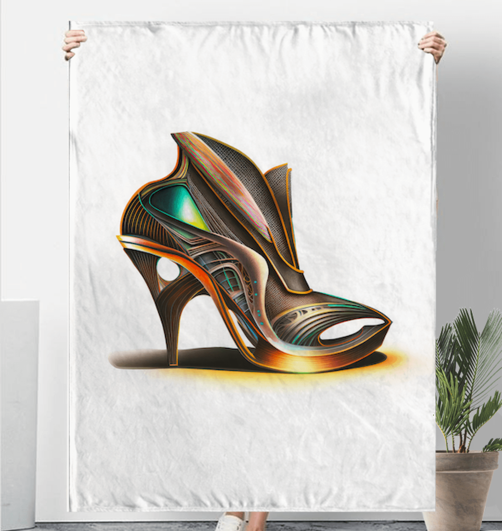 Futuristic Shoe Fantasy Sherpa - Beyond T-shirts