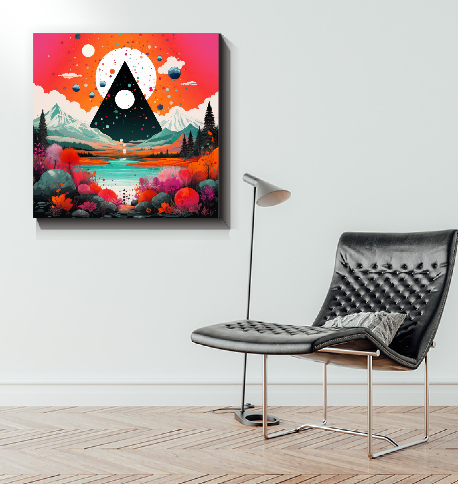 Radiant Reef Underwater Landscape Canvas