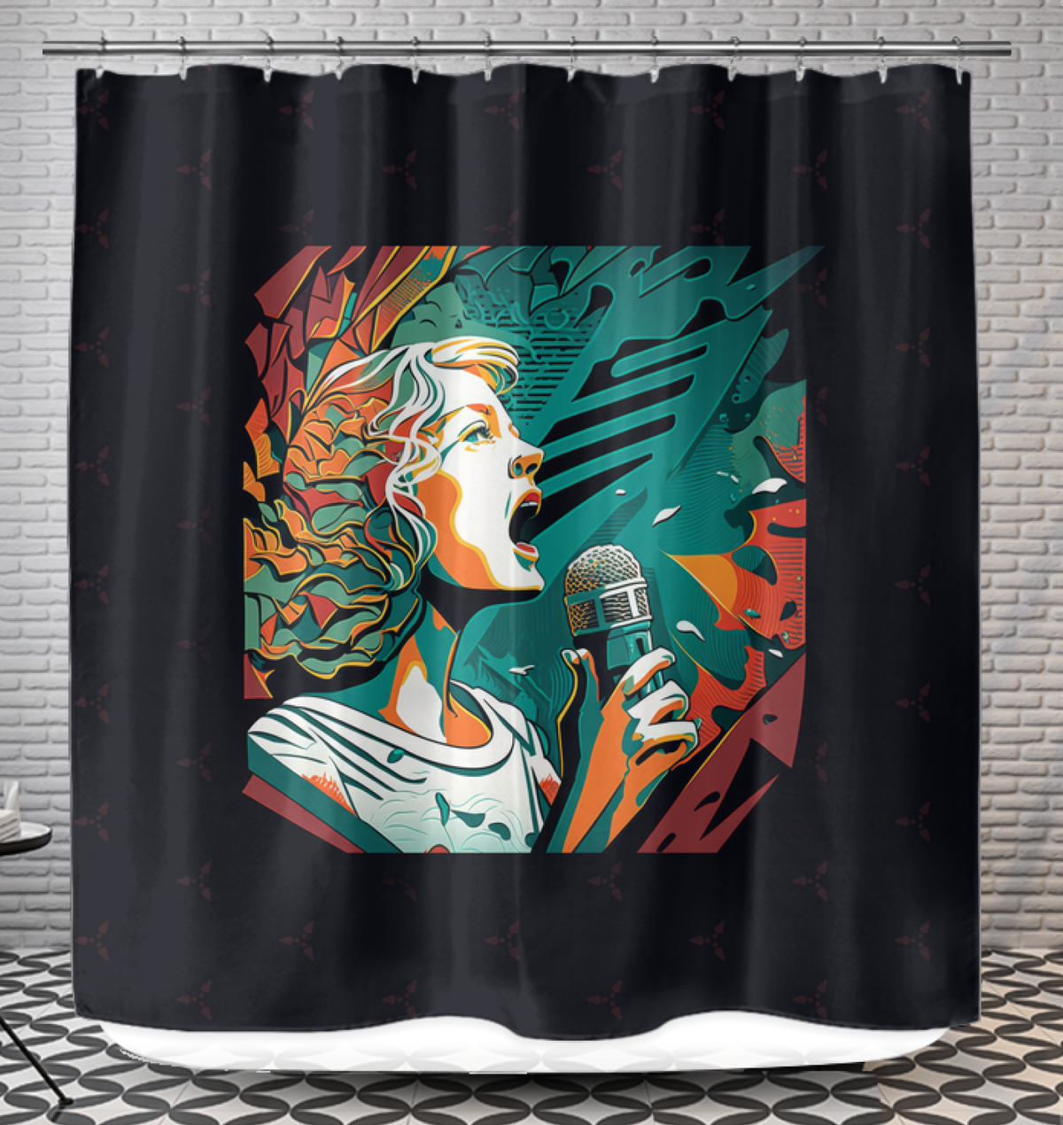 Folklore Fantasy Shower Curtain