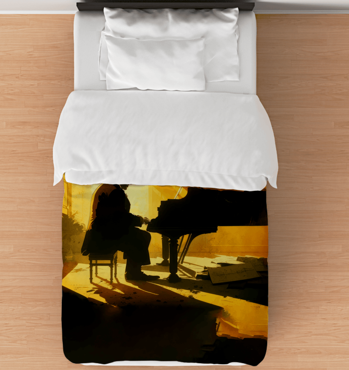 Soothing Jazz Serenade Duvet - Beyond T-shirts