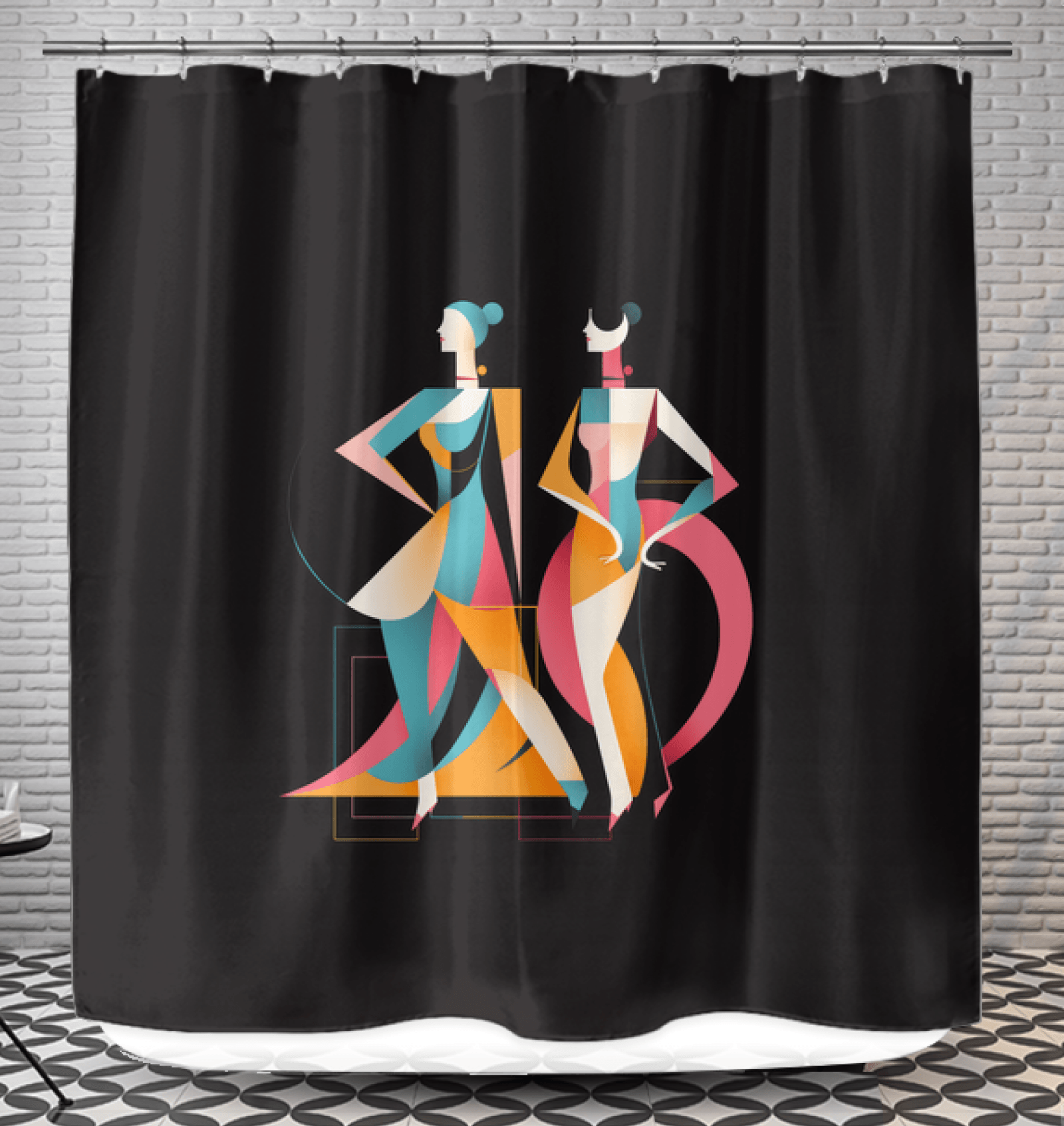 Canvas Art Couture Shower Curtain - Beyond T-shirts