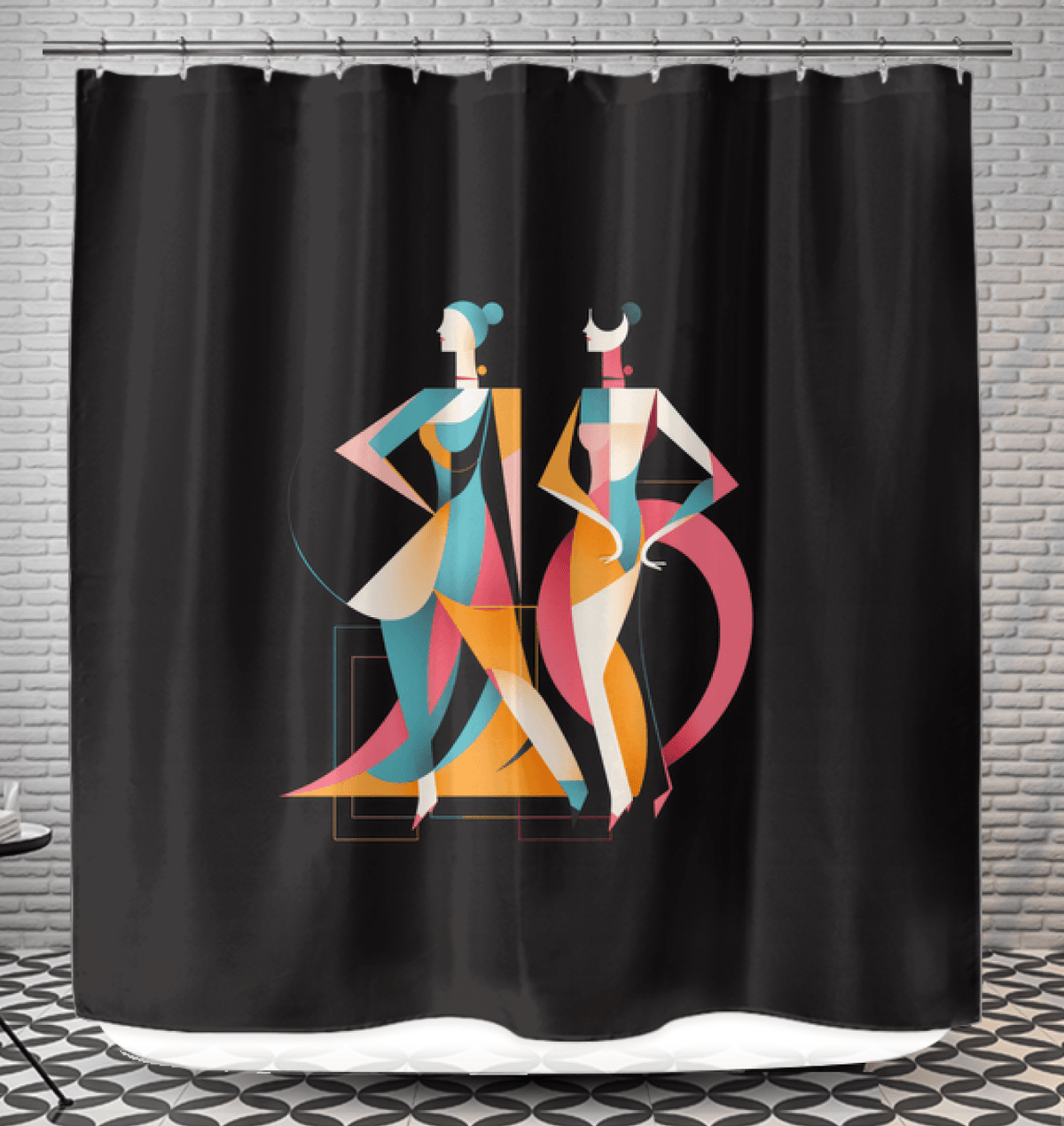Canvas Art Couture Shower Curtain - Beyond T-shirts