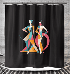 Canvas Art Couture Shower Curtain - Beyond T-shirts