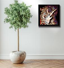 Rhythmic Radiance Wrapped Canvas