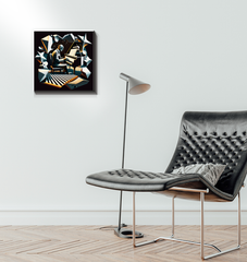 Harmonic Hues Wrapped Canvas