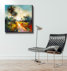 Twilight on the Lake Wrapped Canvas