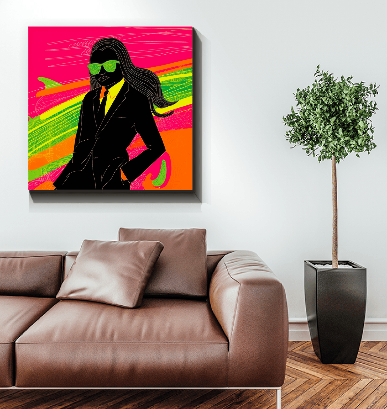 Artistic Elegance Fashion Canvas Print - Beyond T-shirts