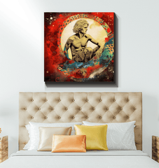 Surfing Oasis Wrapped Canvas - Beyond T-shirts