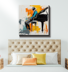 Elegance in Simplicity Abstract Canvas Art