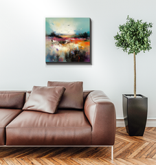 Lakeside Serenity Canvas Art Print