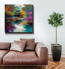 Mountain Majesty Landscape Wrapped Canvas