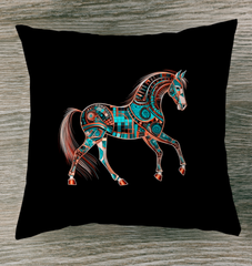 Cozy Countryside Horse Cushion