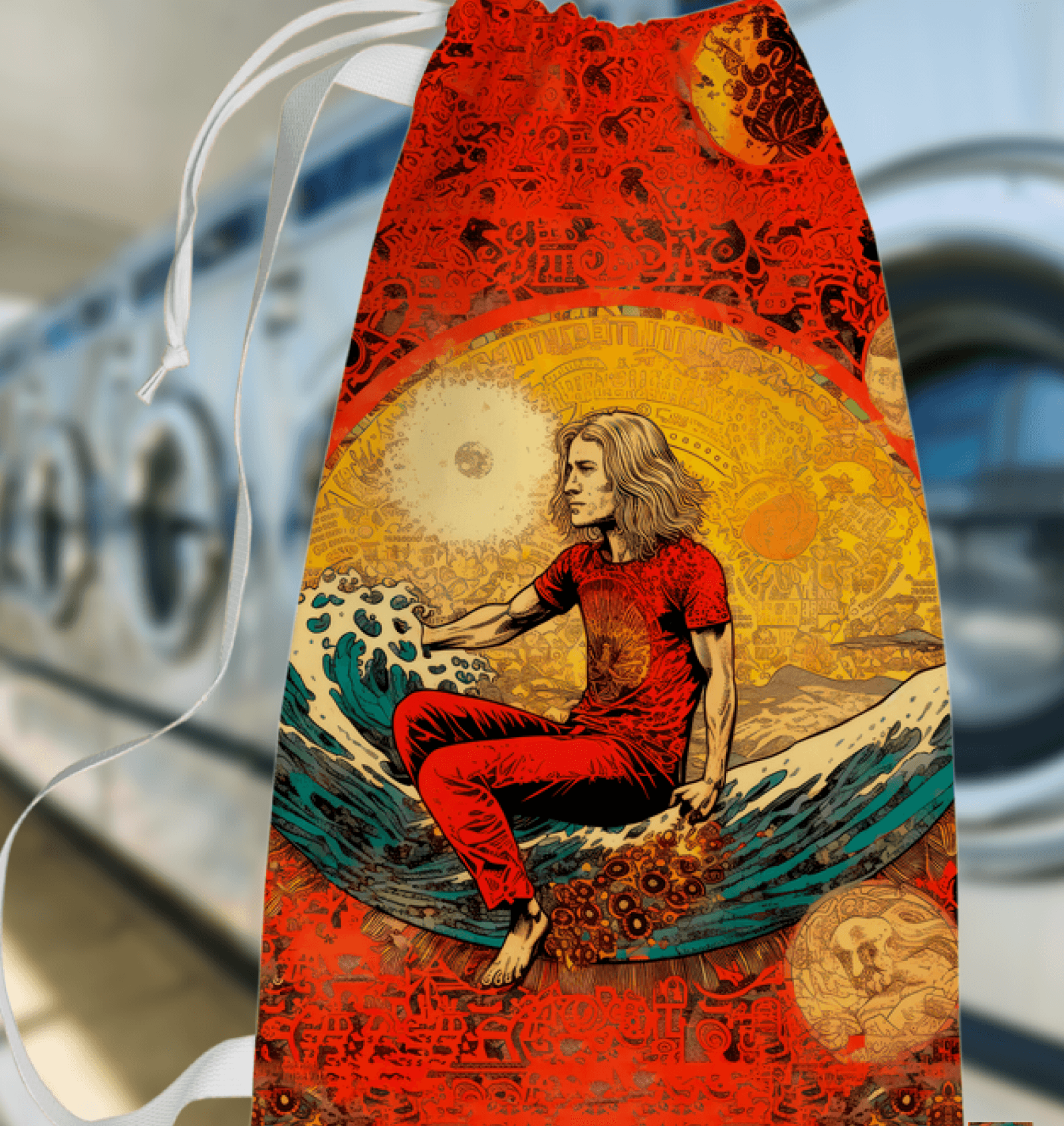 Surfing Chic Laundry Bag - Beyond T-shirts