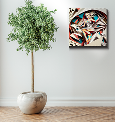 Harmonica Harmony Wrapped Canvas