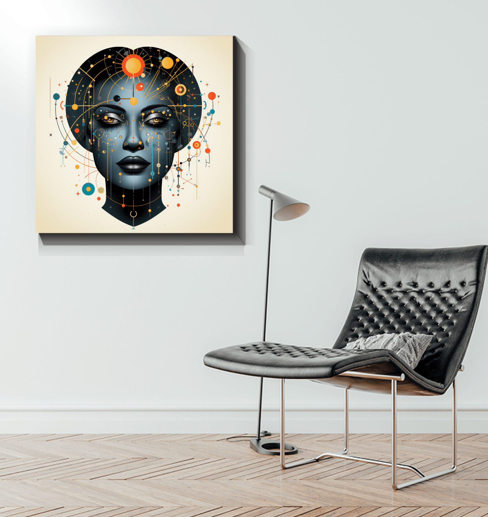 Abstract Portraits of Women's Essence: Canvas Art - Beyond T-shirts