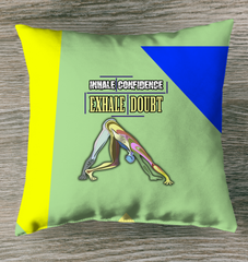 Twilight Yoga Calm Indoor Pillow for relaxation.