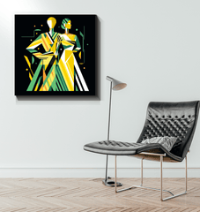 Runway Glamour Fashion Art Canvas - Beyond T-shirts