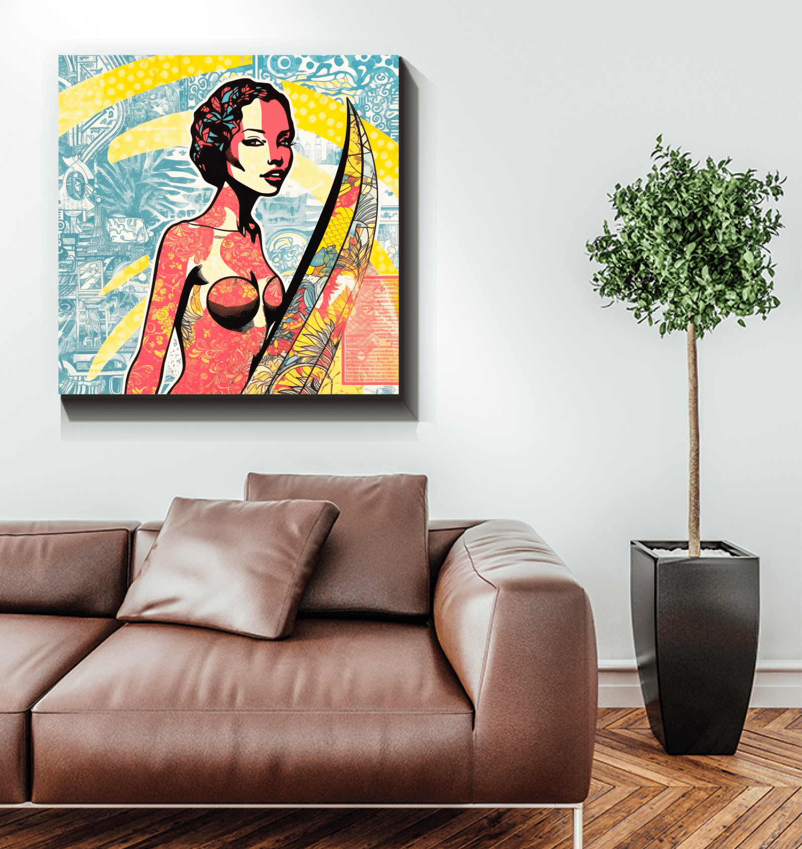 Surfing 5 26T Canvas with soft color palette
