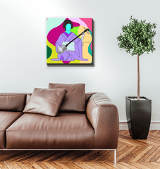 Geisha1 Wrapped Canvas - Beyond T-shirts