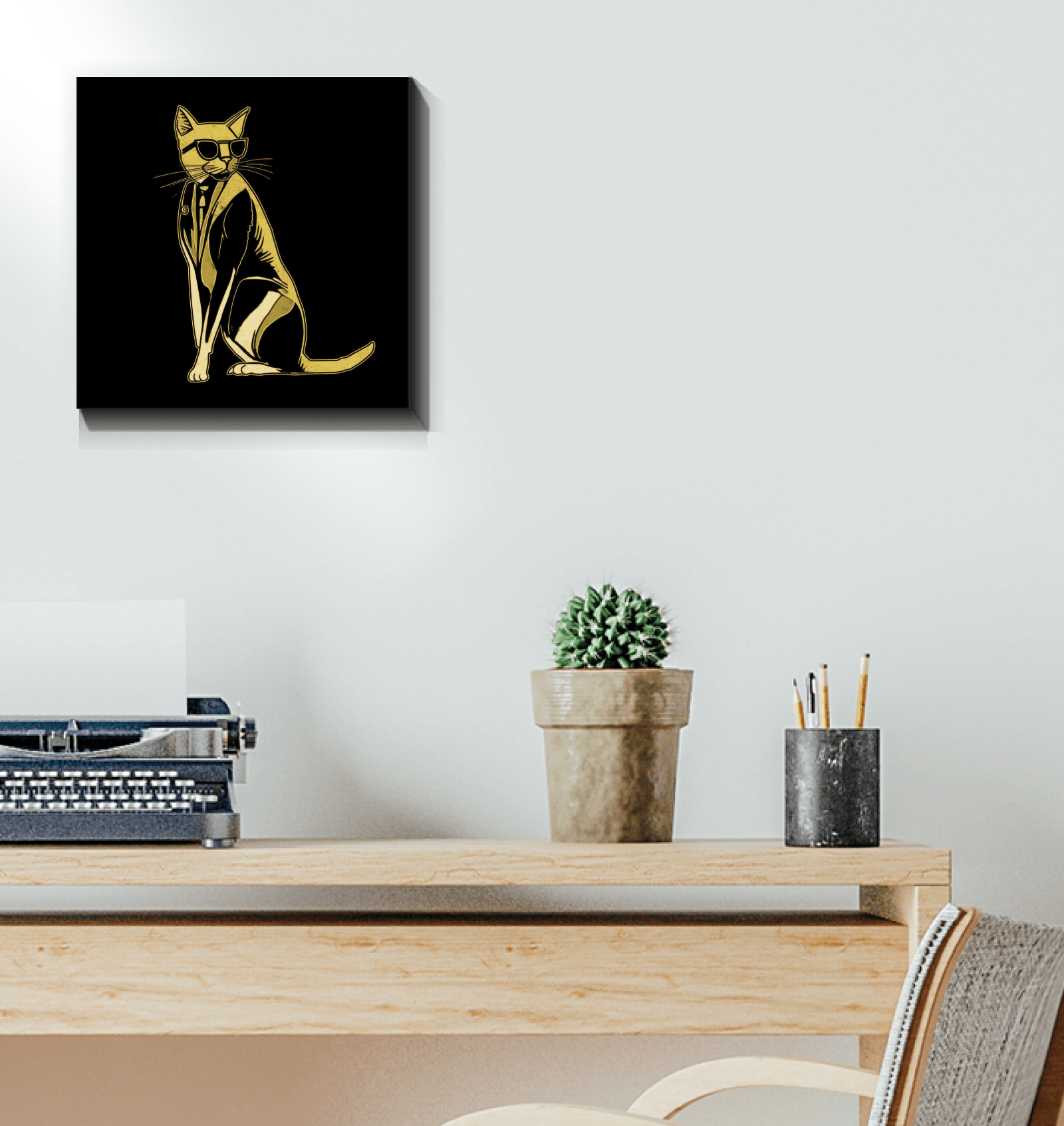 Dreamy Cat Haven Canvas Print - Beyond T-shirts